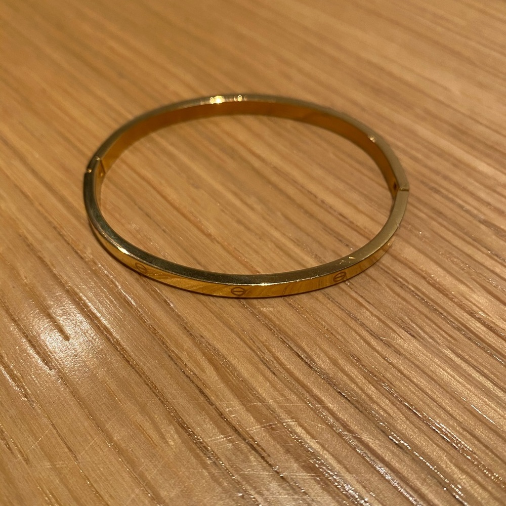 Gold Bangle Bracelet